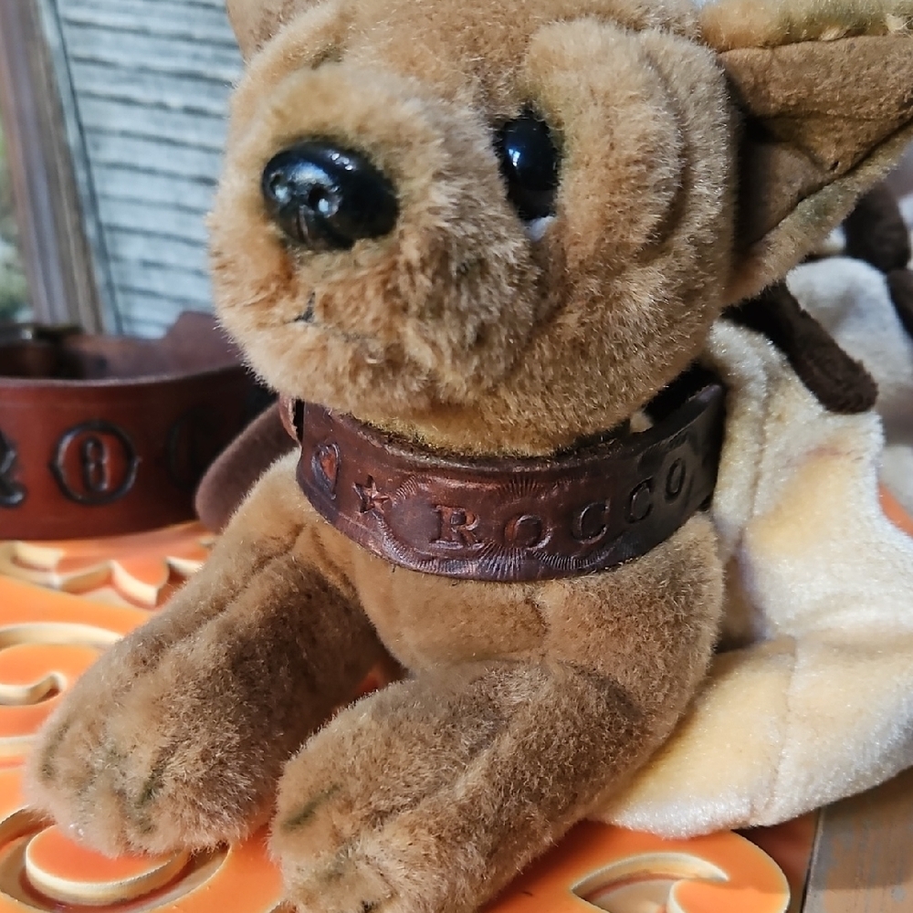 Tooled Leather CUSTOM Puppy And XSmall Dog Collars NEW - Picture 2 of 15